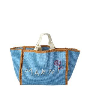 Marni Macrame Sillo Medium Shopper Tote